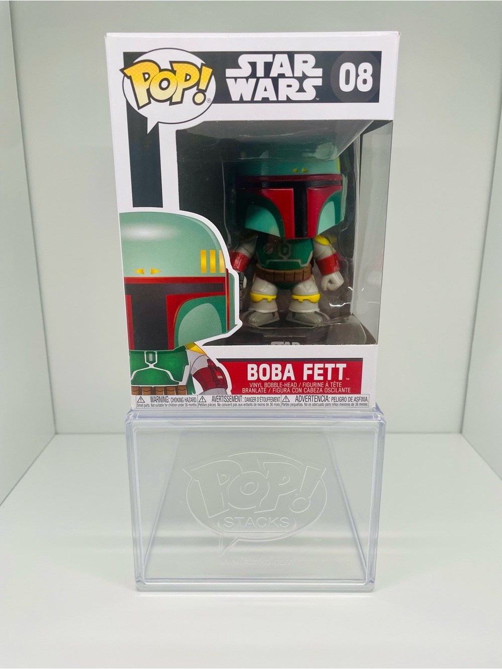 #08 Funko POP! Star Wars Boba Fett Vinyl Figure - BLACK BOX